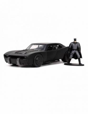 Figura Batman 2022 Vehículo 1/32 Hollywood Rides 2022 Batmobile con Figura