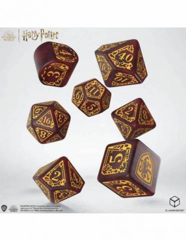 Harry Potter Pack de Dados Gryffindor Modern Dice Set - Red (7)