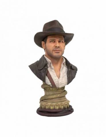 Busto Indiana Jones: En busca del arca perdida Legends in 3D 1/2 Indiana Jones 25 cm