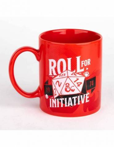 Taza Dungeons & Dragons Roll for Initiative 320 ml