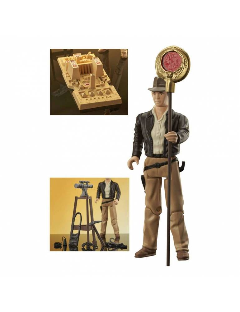 Indiana Jones: En busca del arca perdida Playset Jumbo Vintage Kenner Indiana Jones SDCC 2023 Exclusive 30 cm