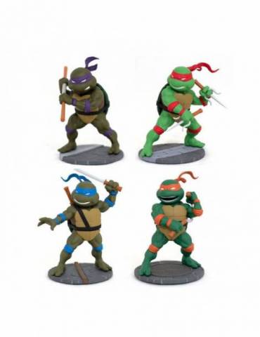 Tortugas Ninja Pack de 4 Minifiguras D-Formz SDCC 2023 Exclusive 5 cm