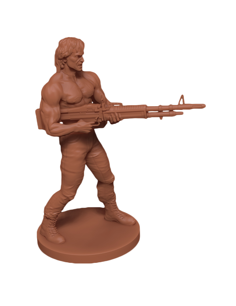 Everyday Heroes RPG Rambo Miniature