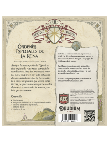 The Guild of Merchant Explorers: Expansión Órdenes Especiales de la Reina (Castellano)