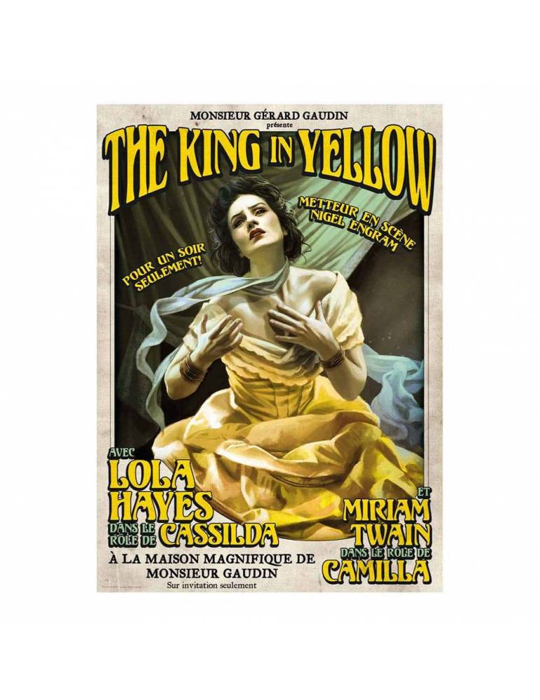 Arkham Horror LitografiaThe King In Yellow Limited Edition 42 x 30 cm