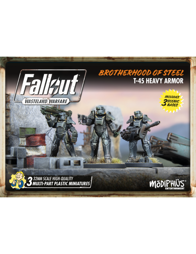 Fallout Wasteland Warfare Brotherhood of Steel Heavy Armour T45