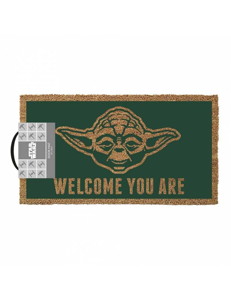 Comprar Felpudo Star Wars Yoda Welcome 33 x 60 cm - Dungeon Marvels