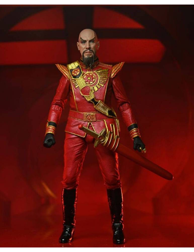 Figura Flash Gordon (1980) Ultimate Ming (Red Military Outfit) 18 cm