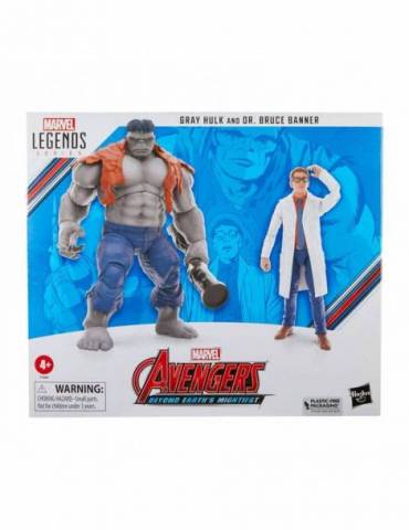 Gray Hulk & Dr. Bruce Banner Set 2 Fig. 15 Cm Marvel Legends