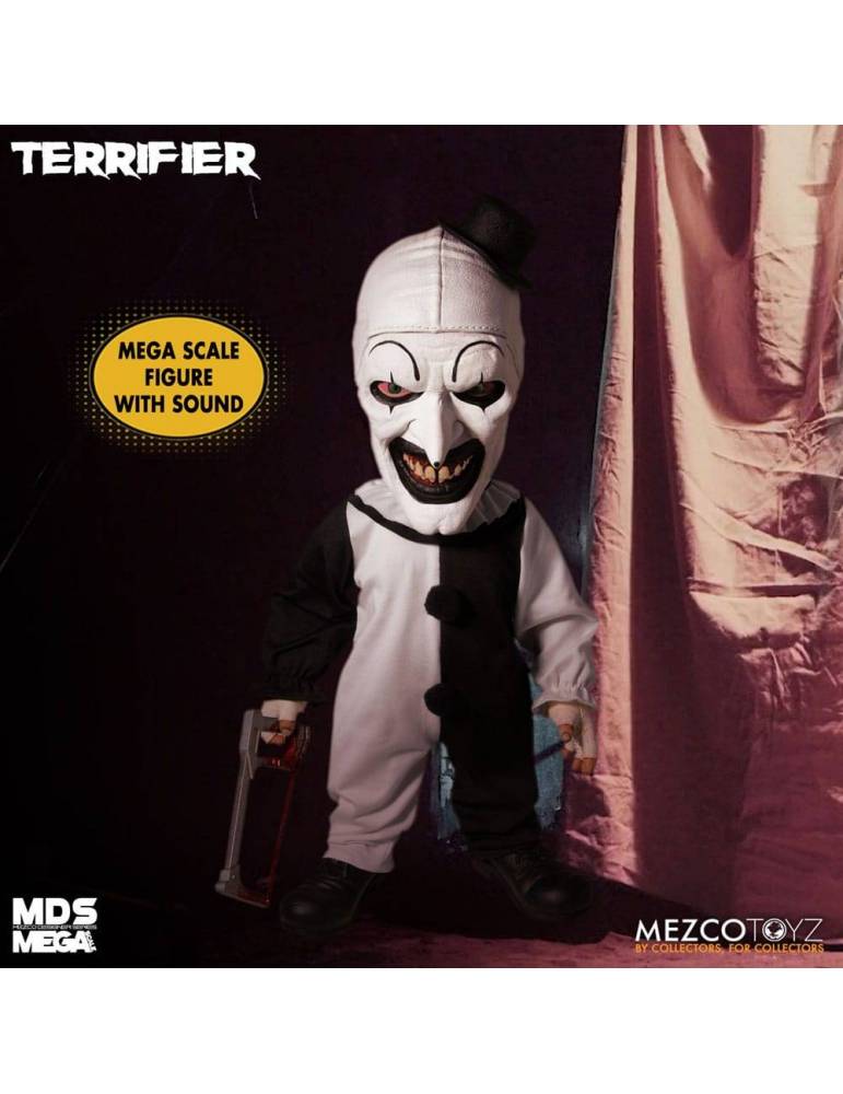 Comprar Muñeco Terrifier MDS Mega Scale Art the Clown with Sound cm Dungeon Marvels