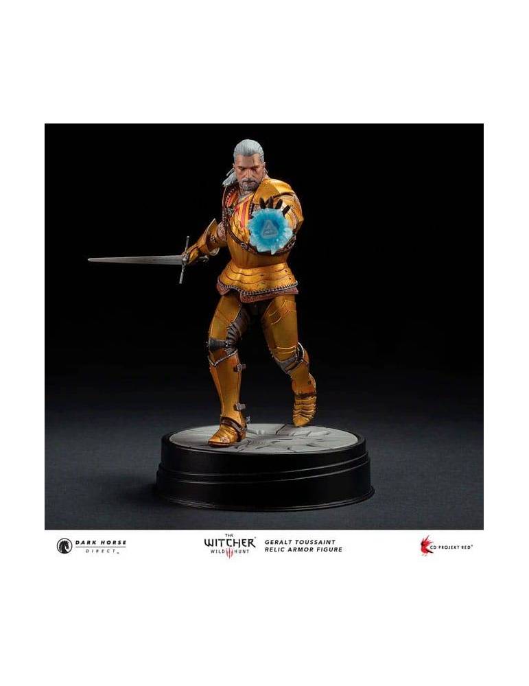 Estatua The Witcher 3 PVC Geralt Toussaint Relic Armor 20 cm