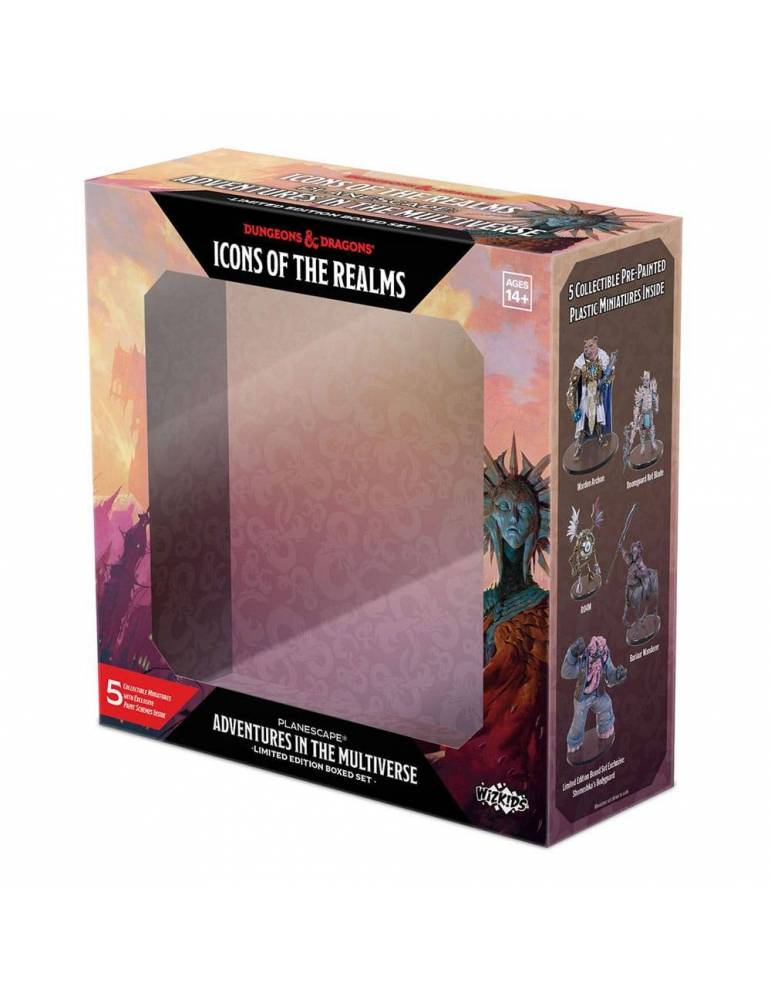 D&D Icons of the Realms: Planescape Miniatura pre pintado Adventures in the Multiverse - Limited Edition Boxed Set