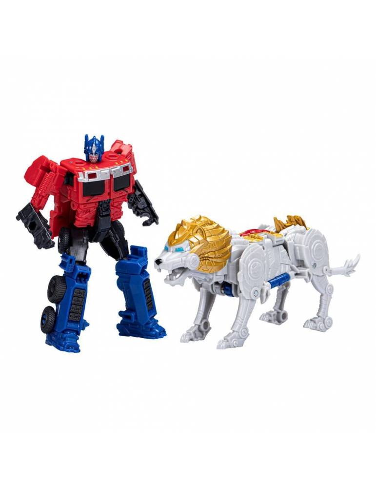 Pack de 2 figuras Transformers: el despertar de las bestias Beast Alliance Combiner Optimus Prime & Lionblade 13 cm