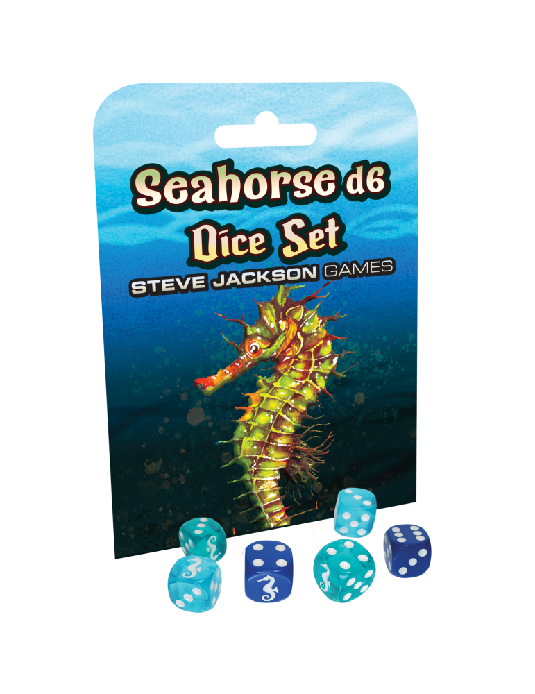 Dice Set Seahorse D6