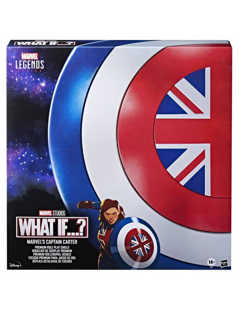 Captain Carter Premium Shield Replica 60 Cm What If Marvel Legends Series 1:1 Scale