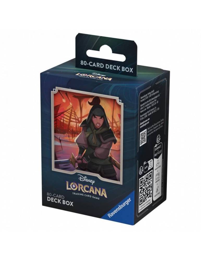 Disney Lorcana: Rise of the Floodborn - Caja para cartas Mulan