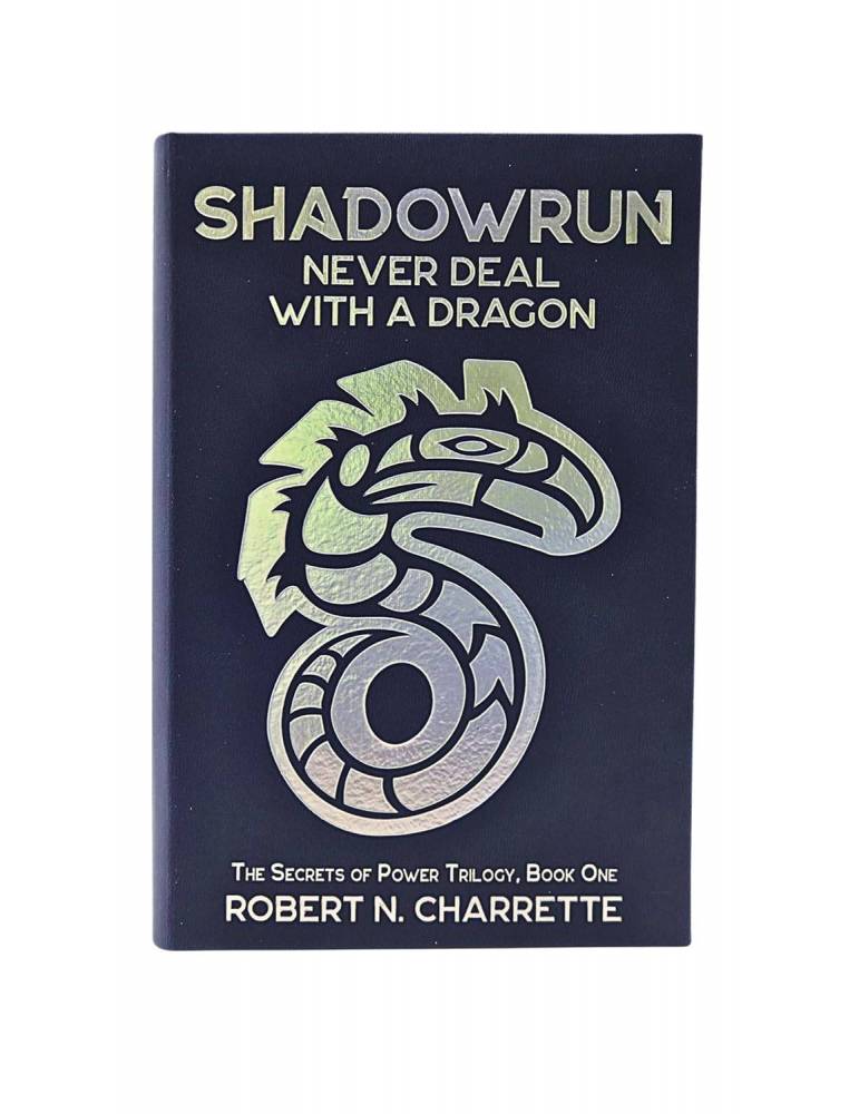Shadowrun Never Deal with a Dragon Collectors Edition Leatherbound