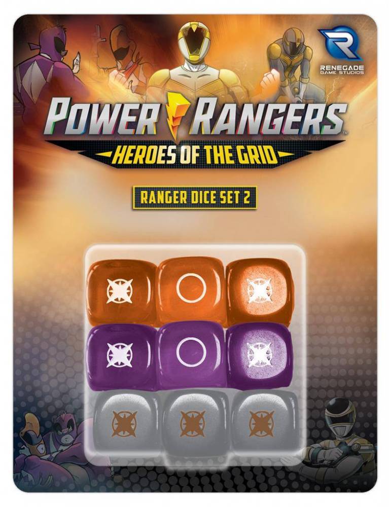 Power Rangers Heroes of the Grid Dice Set 2