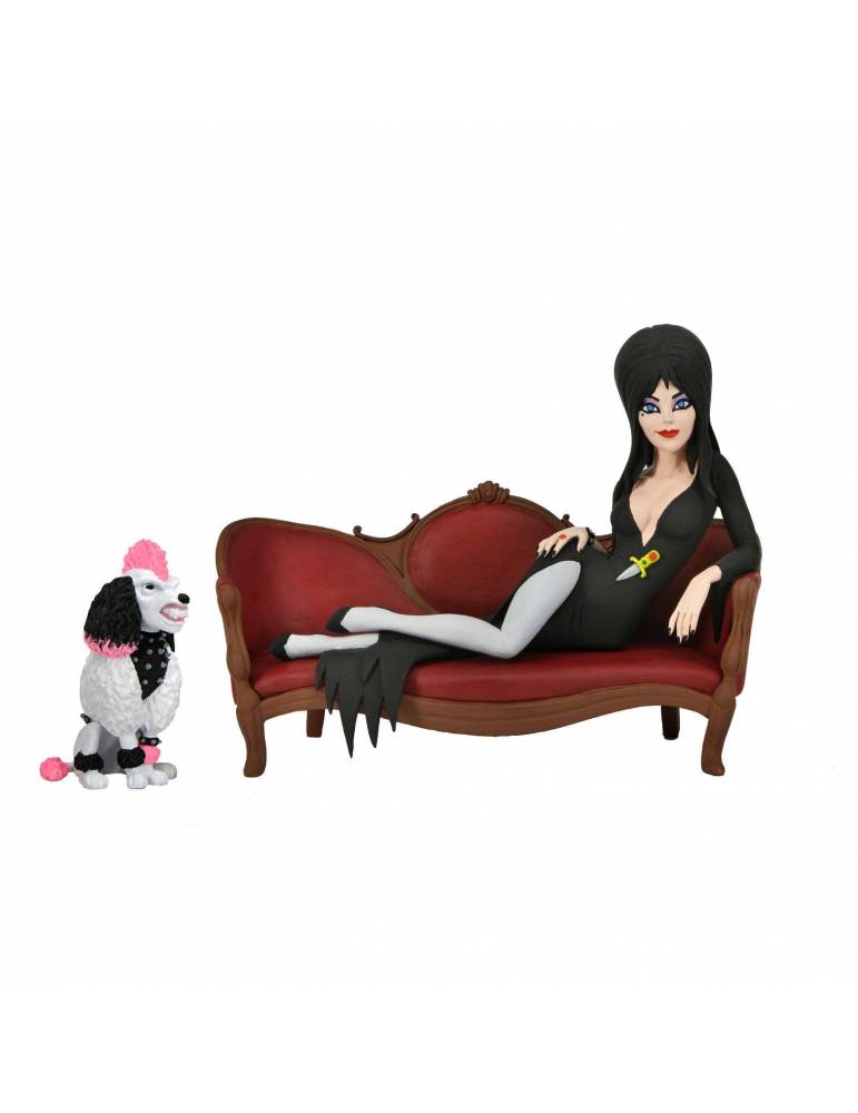 Elvira On Couch Boxed Set Action Fig. 15 Cm Toony Terrors