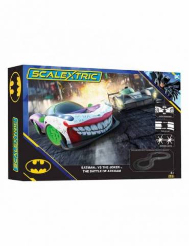 Vehículo Batman Slotcar Set 1/32 Batman Vs The Joker - The Battle of Arkham