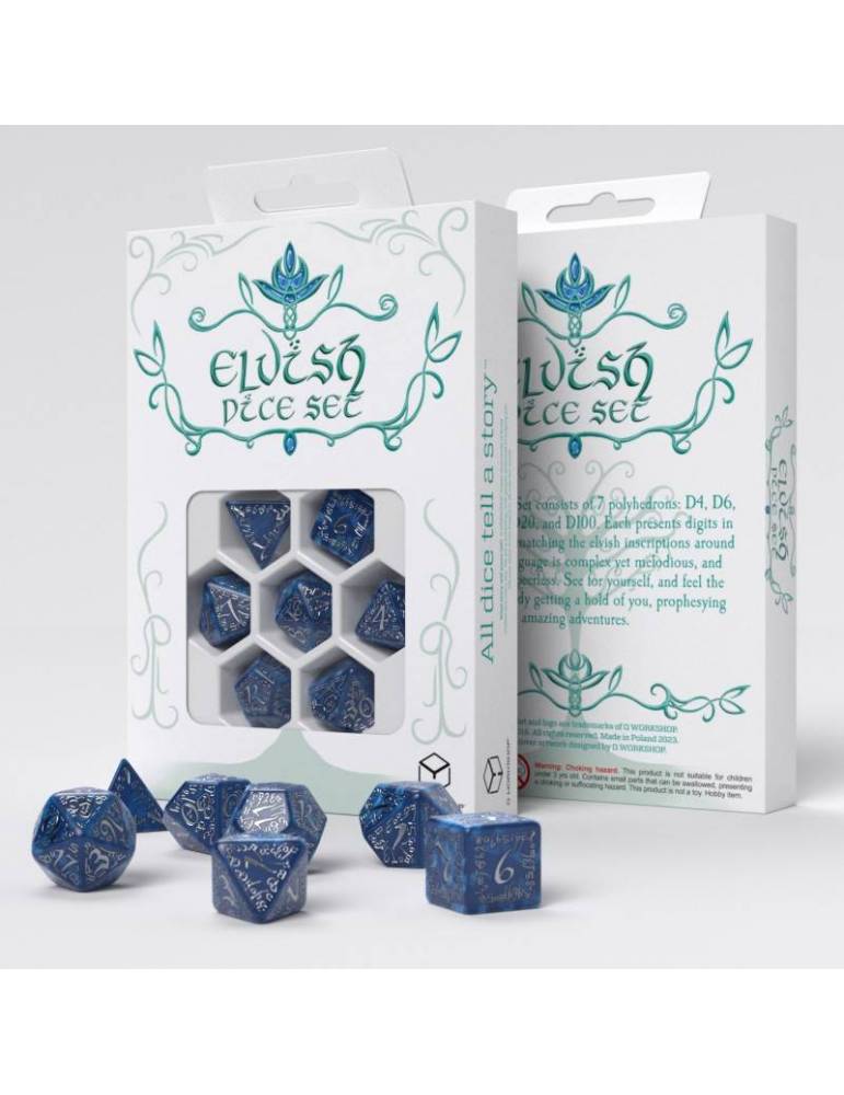 Set de Dados Q-Workshop: Elvish Cobalt & Silver