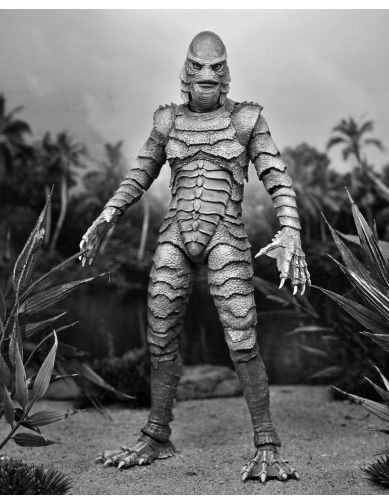 Figura Universal Monsters Ultimate Creature from the Black Lagoon (B&W) 18 cm