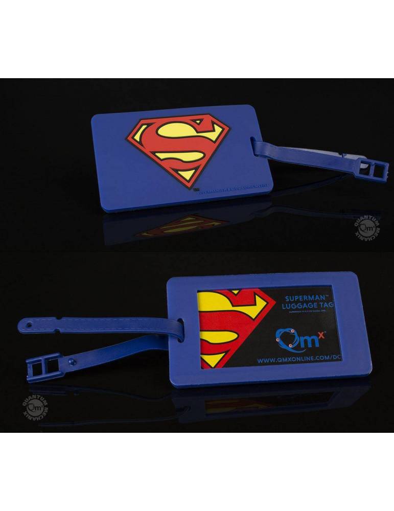 DC Comics Etiqueta del equipaje Q-Tag Superman