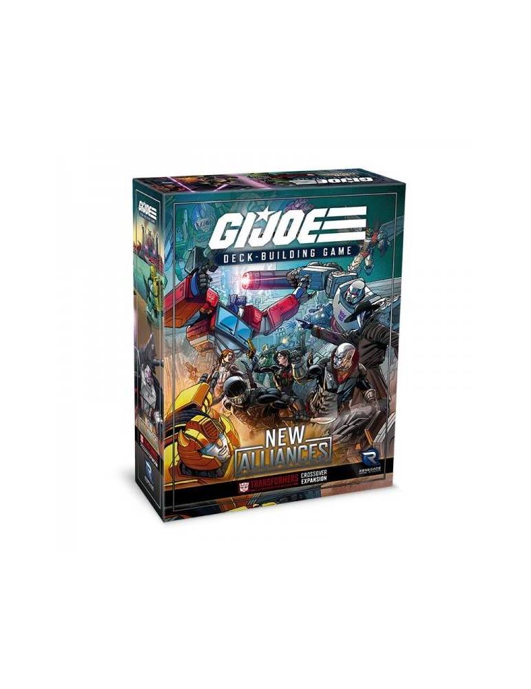 G.I. JOE Deck-Building Game: Expansión New Alliances - A Transformers Crossover + Caja Promo (Castellano)