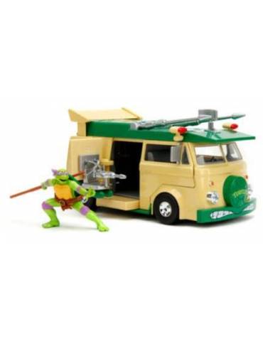 Vehículo Tortugas Ninja 1/24 Donatello & Party Wagon