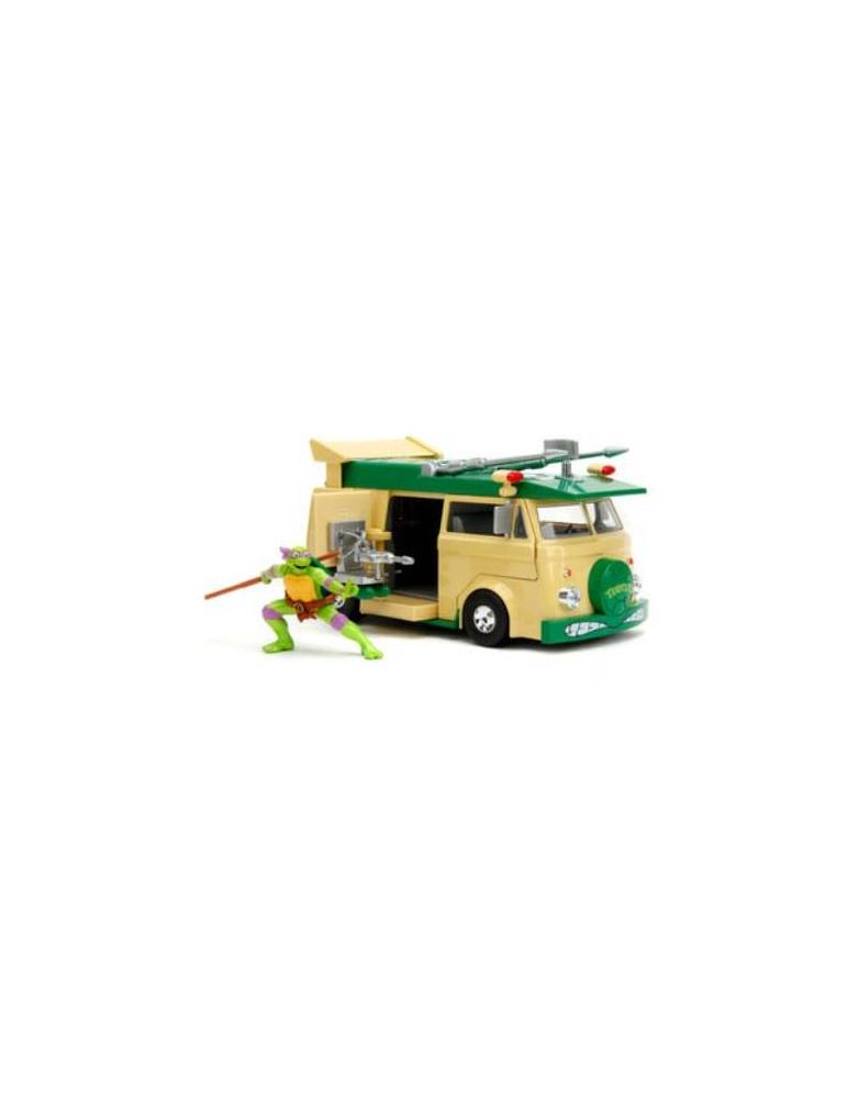 Vehículo Tortugas Ninja 1/24 Donatello & Party Wagon
