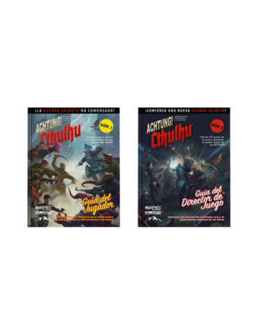 Achtung! Cthulhu 2D20: Pack Guía del Jugador + Guía del Director de Juego + Copia Digital (Castellano)