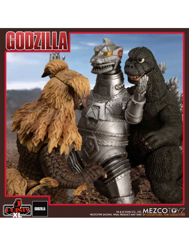 Figuras Godzilla 5 Points Xl Set 3 Godzilla Vs Mechagodzilla 11-12 cm