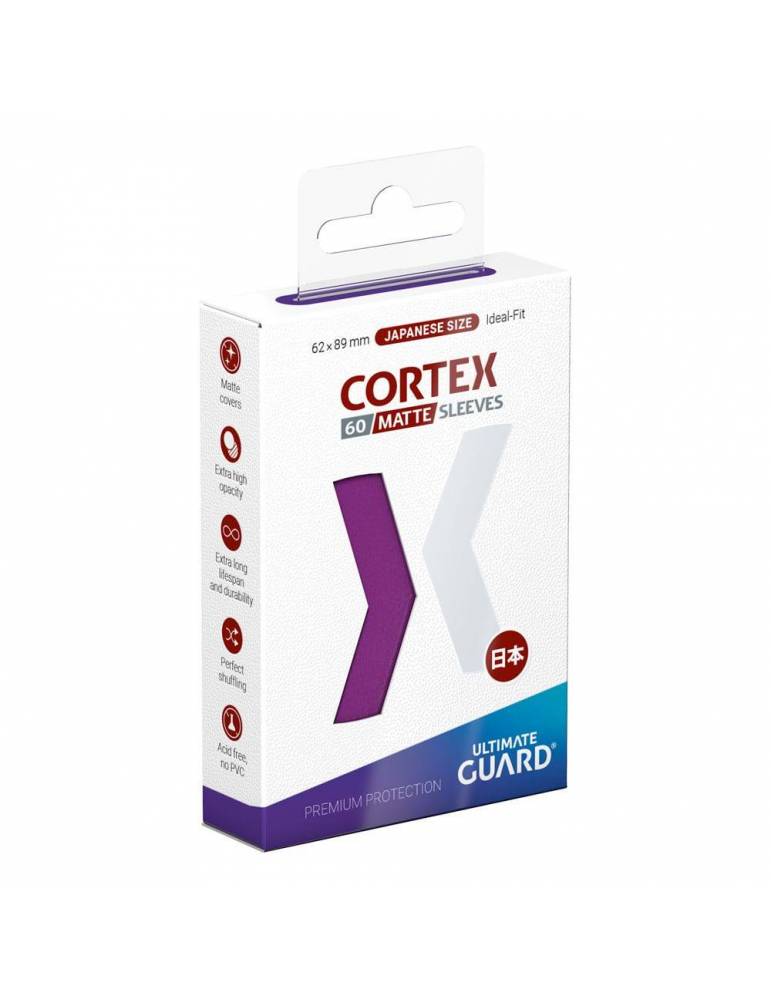 Ultimate Guard Cortex Sleeves Japanese Size Matte Violeta (60)