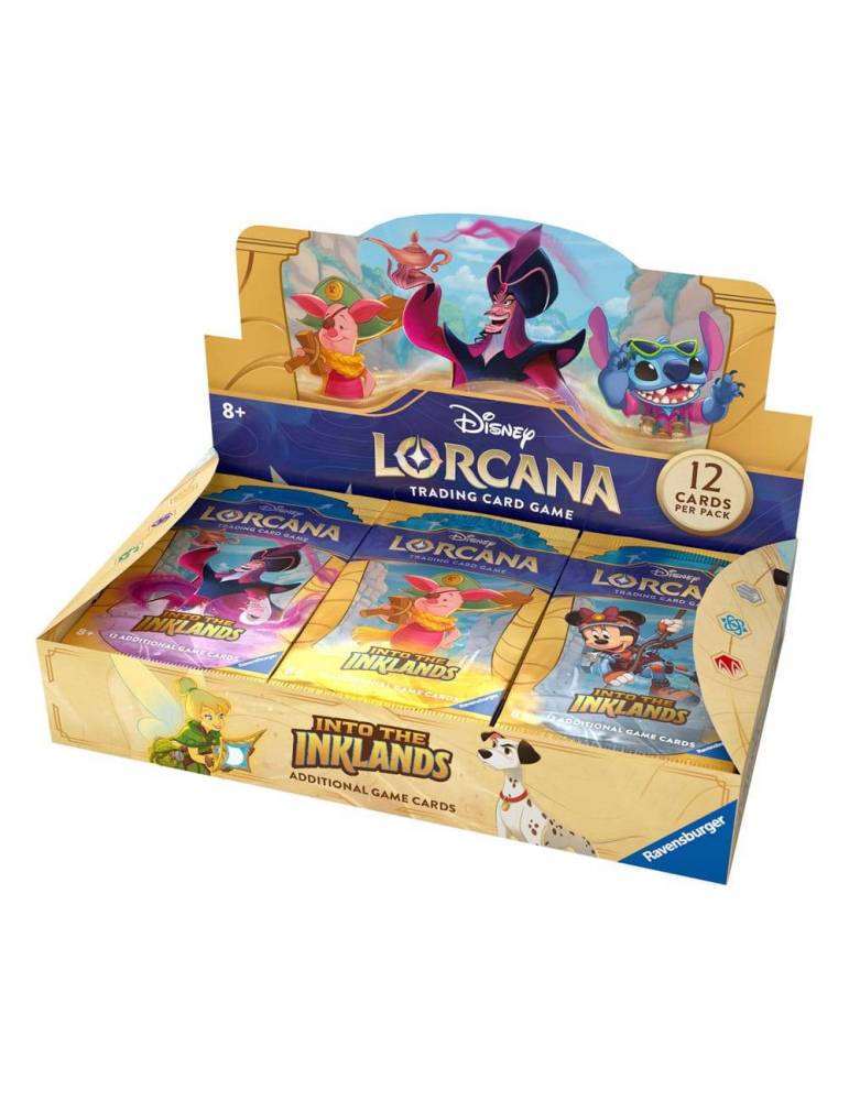Disney Lorcana TCG Into the Inklands caja de sobres Expositor (24) *Edición Inglés*