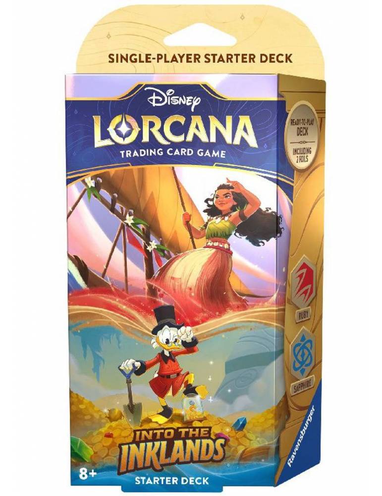 Disney Lorcana TCG Into the Inklands Mazos de Inicio Expositor (8) *Edición Inglés*