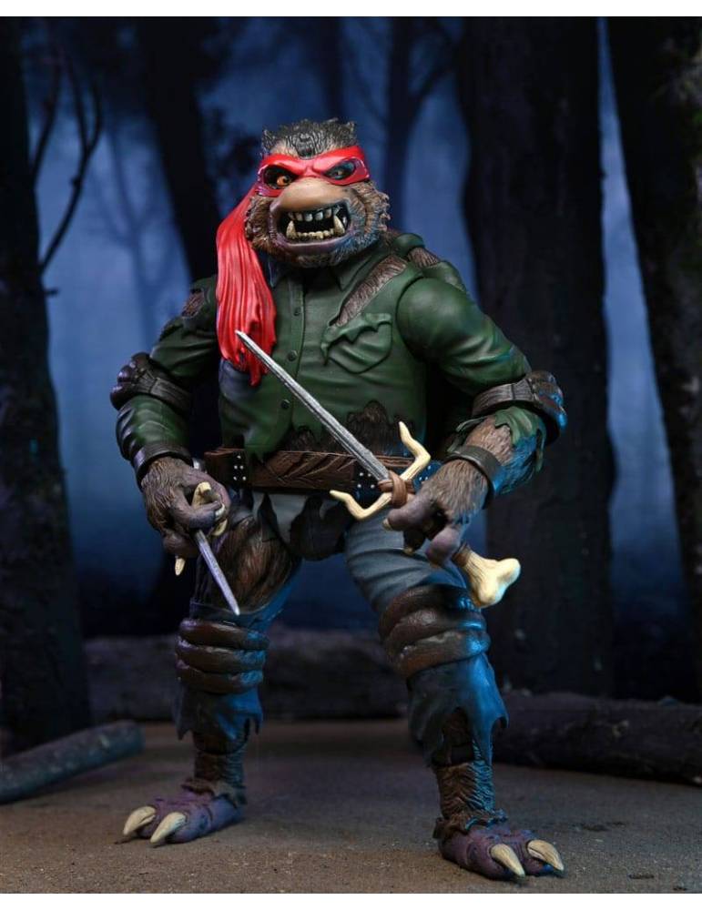 Figura Universal Monsters x Teenage Mutant Ninja Turtles Ultimate Raphael as The Wolfman 18 cm