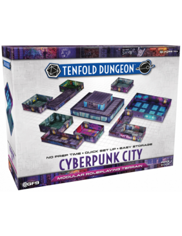 Cyberpunk City - Tenfold Dungeon (inglés)