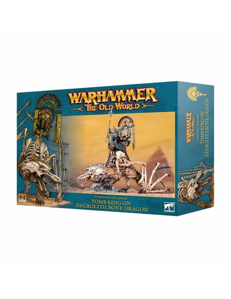 Warhammer: The Old World - Tomb King on Necrolith Bone Dragon