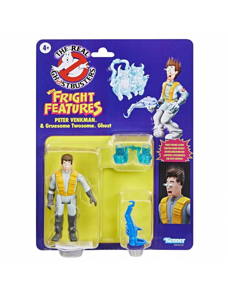 Peter Venkman & Gruesome Twosome Ghost Retro Action Fig. 13 Cm The Real Ghostbusters