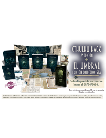 Cthulhu Hack 2ª Edición + El Umbral (Edición Coleccionista) + Copia Digital