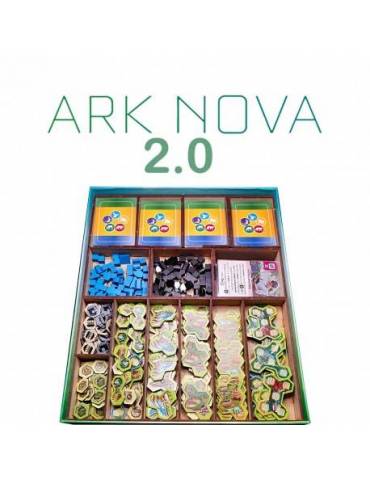 Inserto Compatible con ARK NOVA 2.0 (base + Expansión Mundo Marino)