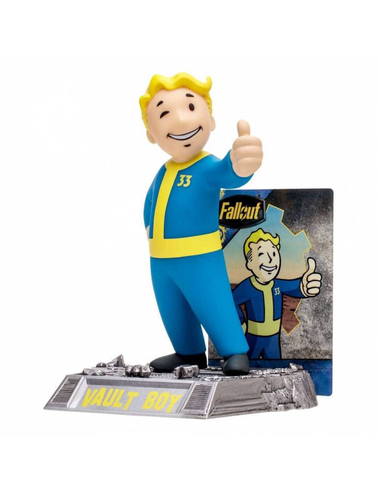 Figura Fallout Movie Maniacs Vault Boy Gold Label 15 Cm Dungeon Marvels 6286