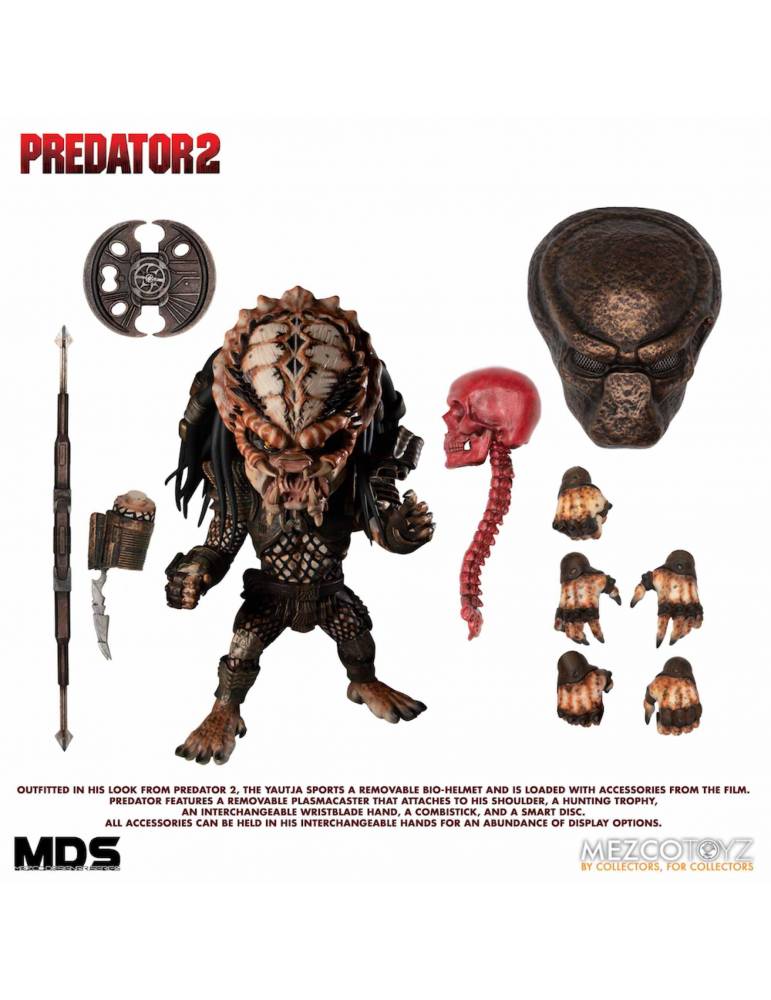 Figura Predator 2 Mezco Designer Series Mds Predator 2: Deluxe City Hunter 15 cm