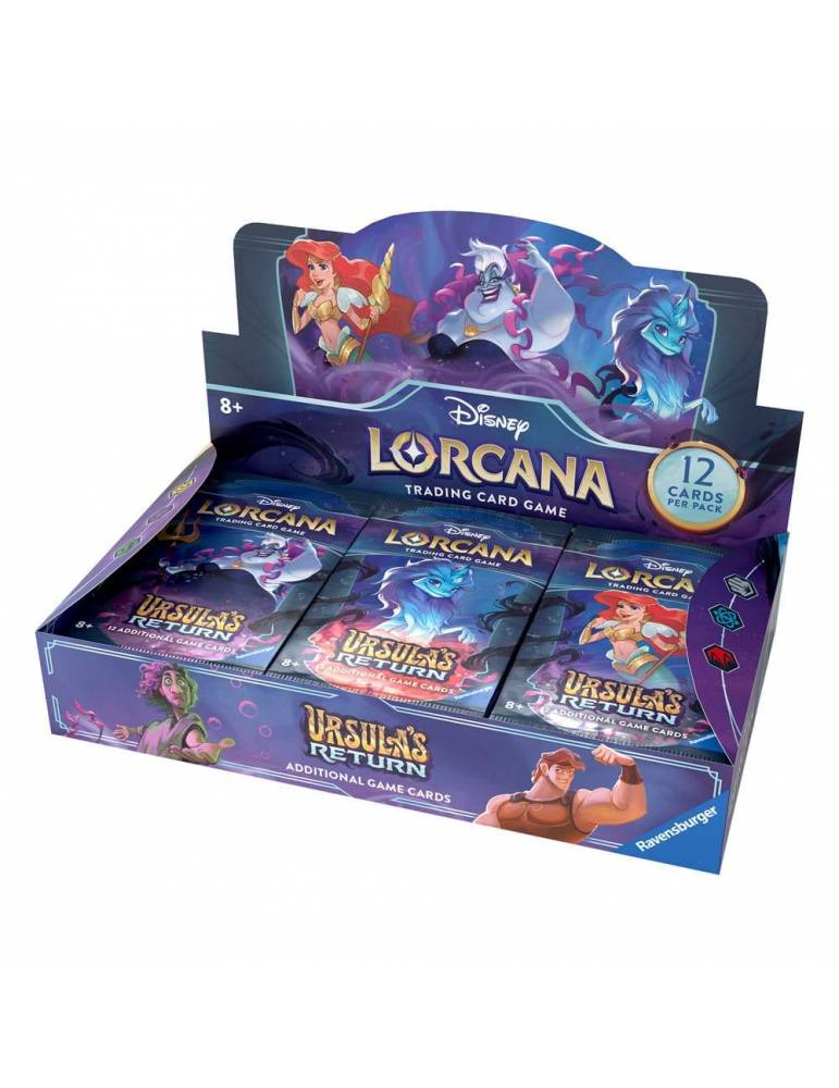Disney Lorcana TCG Ursula's Return caja de sobres Expositor (24) *Edición Inglés*