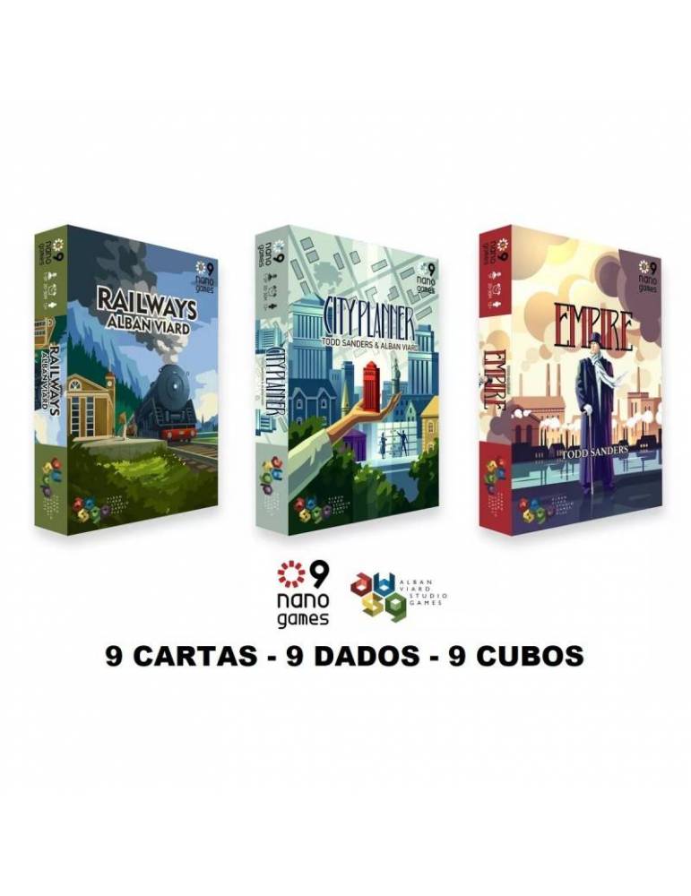 Pack Nano9Games: Railways + City Planner + Empire