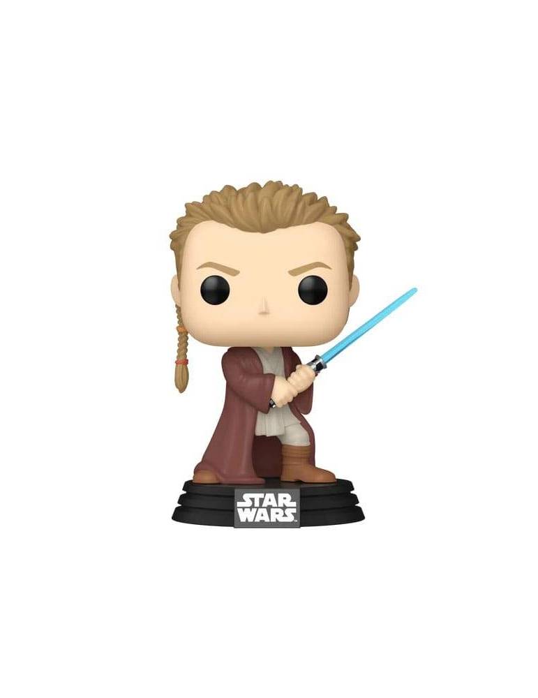 Figura POP! Star Wars: Episodio I - La amenaza fantasma Anniversary Vinyl Obi-Wan(Young) 9 cm