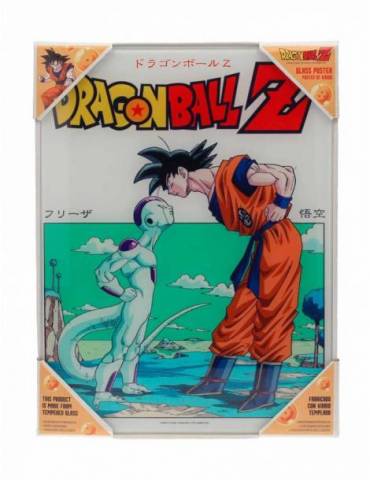 Dragon Ball Z Goku Vs Freezer Poster De Vidrio Dragon Ball 30x40 Cm