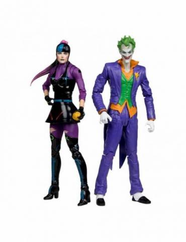 Figuras DC Multiverse Paquete de 2 The Joker & Punchline 18 cm
