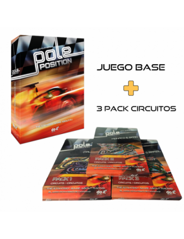 Pole Position: Pack Completo - Juego Base + 3 packs de circuitos