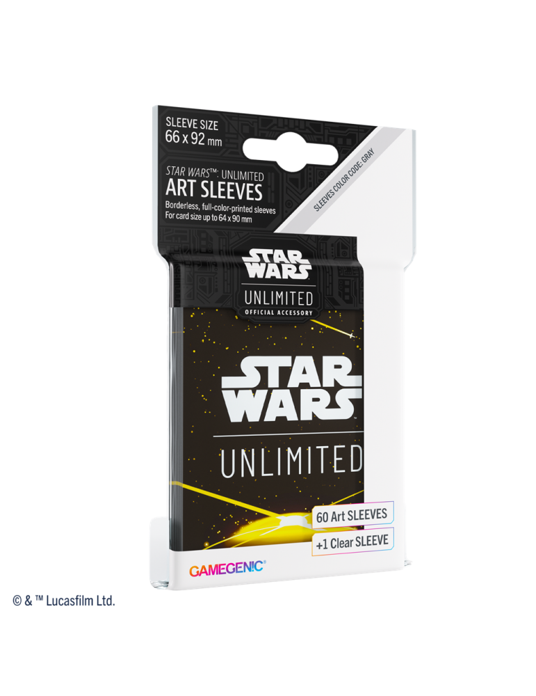 SW: Unlimited Art Sleeves Card Back Yellow